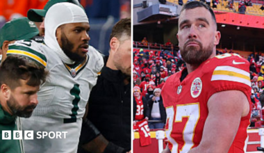 Travis Kelce of the Kansas City Chiefs