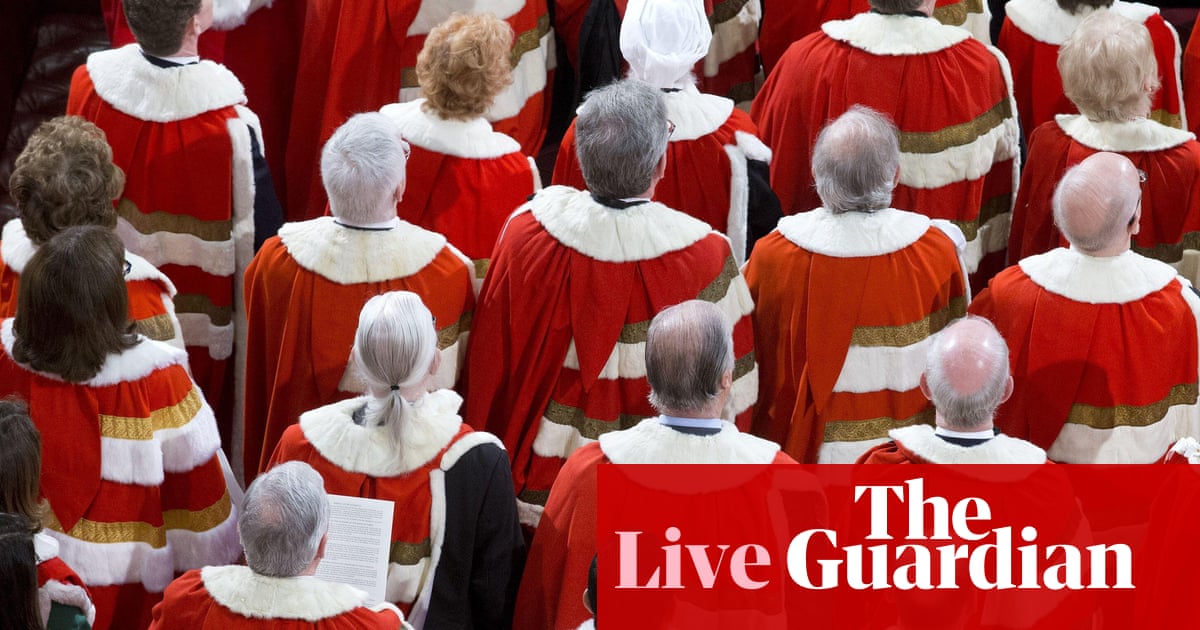 Peers told they risk ‘constitutional crisis’ after surprise vote to continue blocking employment rights bill – UK politics live | Politics