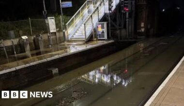 Flooding shuts Rye House railway station for two days