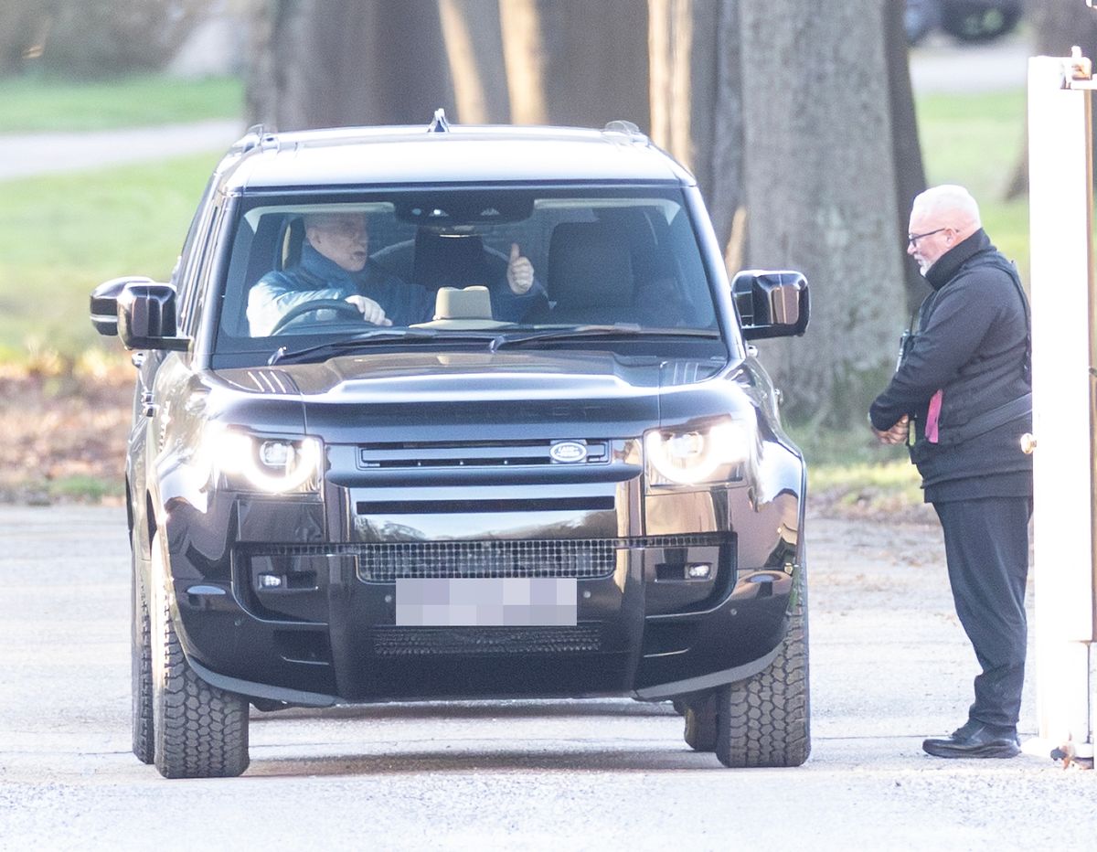 Andrew was in Windsor for Christmas while the royals were over 140 miles away in Sandringham