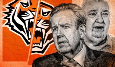 Wests Tigers chairman Barry O’Farrell sacked amid board purge – and a wrong colour jersey
