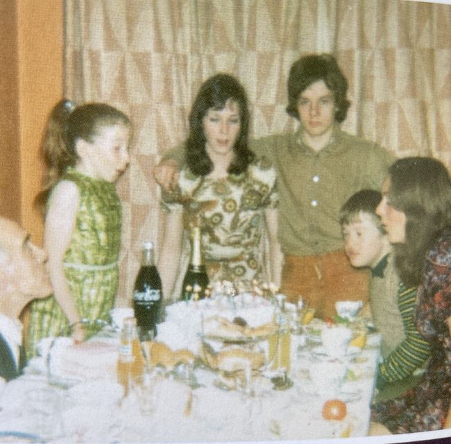 Jim Sheridan with his late wife Fran in their early 20s