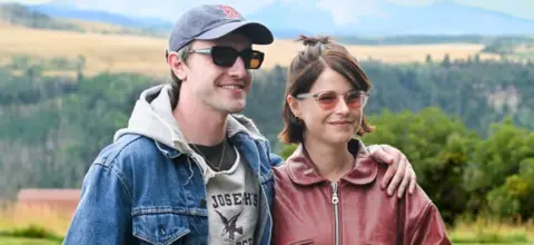 Getty Images Paul Mescal (L) and Jessie Buckley attend the 2025 Telluride Film Festival on August 29, 2025 in Telluride, Colorado