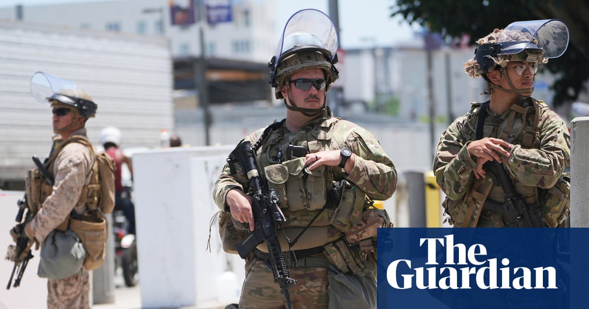 Judge challenges rationale for Trump’s control over national guard in California | California