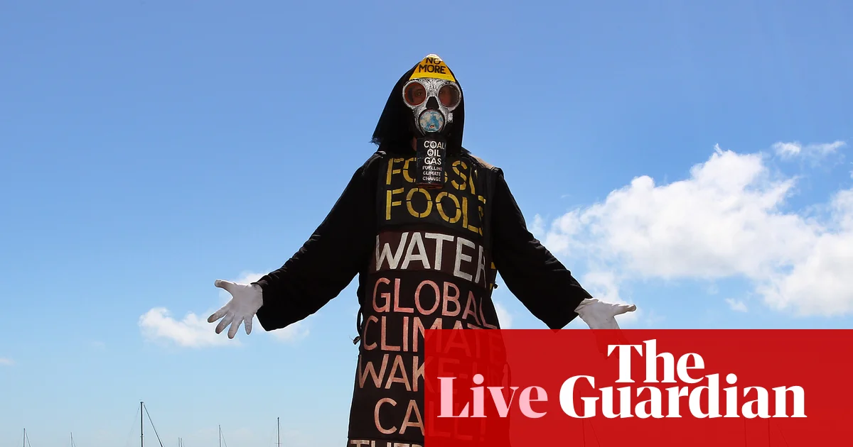 Australia news live: ‘Greedozer’ performance artist, 80, launches legal challenge to new police pat-down powers in Melbourne | Australia news