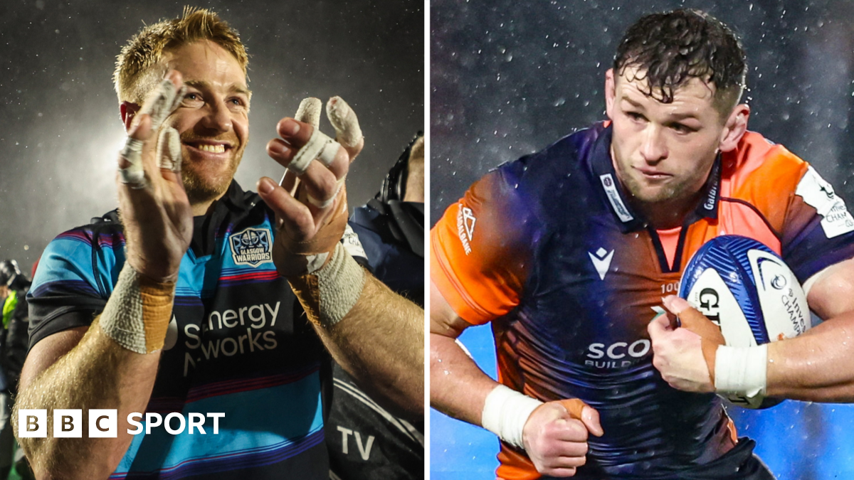 Glasgow Warriors captain Kyle Steyn and Edinburgh counterpart Magnus Bradbury