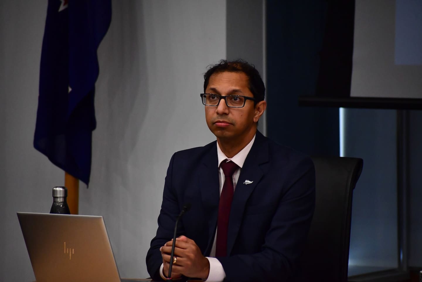 Rotorua Lakes Council chief executive Andrew Moraes at a June 2025 meeting. Photo / Laura Smith