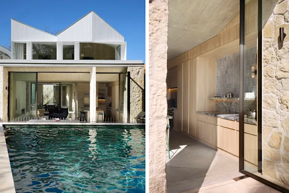 Aurora is an ultra-modern five-bedroom home in Bellevue Hill.