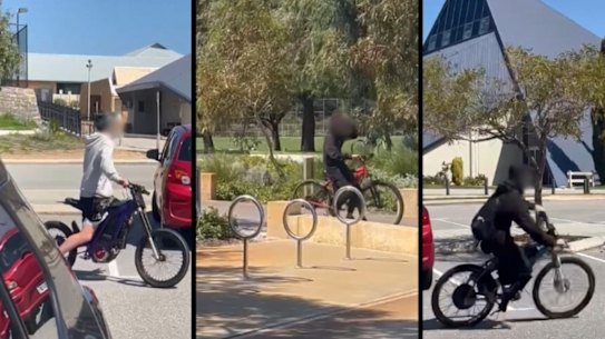 The ride out in North Beach at the weekend.