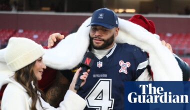 Prescott leads Cowboys past skidding Commanders to kick off Christmas triple-header | NFL