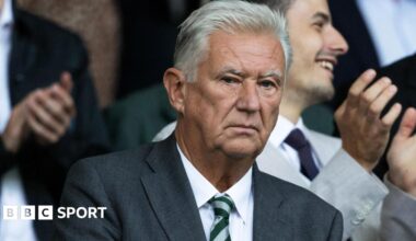 Celtic Chairman Peter Lawwell during a Premier Sports Cup Second Round match between Celtic and Falkirk at Celtic Park