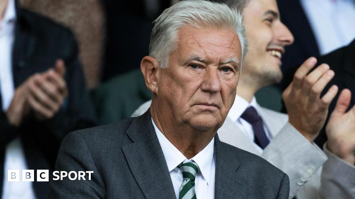 Celtic Chairman Peter Lawwell during a Premier Sports Cup Second Round match between Celtic and Falkirk at Celtic Park
