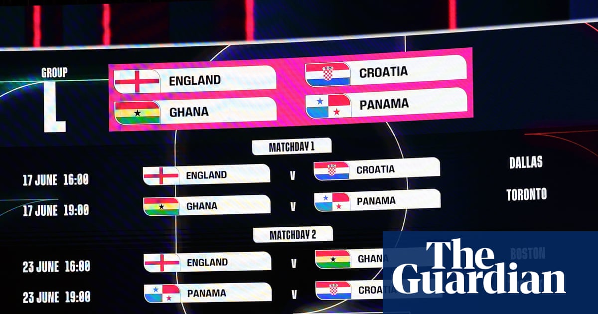 World Cup 2026 fixtures: England to kick off under roof in Dallas during UK primetime | World Cup 2026