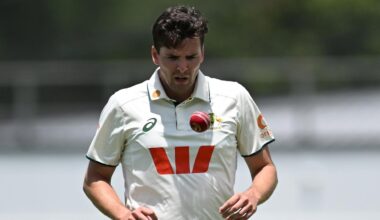 Jhye Richardson in line to play Boxing Day, Stuart Broad won’t back down from calling this the worst Australian team since 2010, Mitchell Starc Test playing future, Brendon McCullum press conference