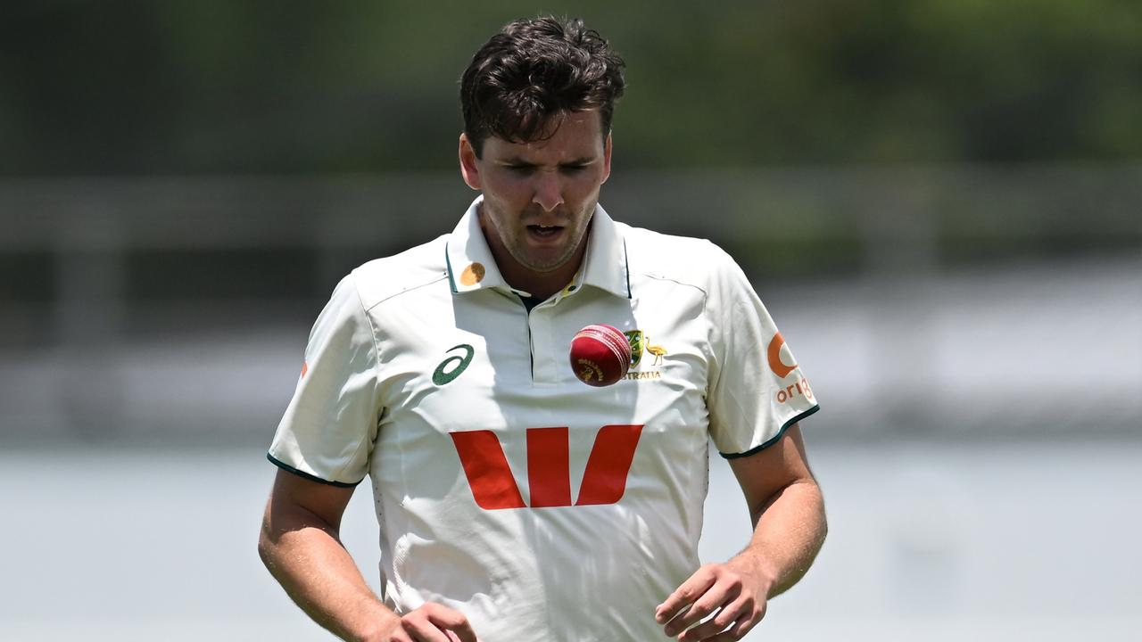 Jhye Richardson in line to play Boxing Day, Stuart Broad won’t back down from calling this the worst Australian team since 2010, Mitchell Starc Test playing future, Brendon McCullum press conference