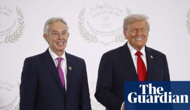 Tony Blair reportedly dropped from Trump’s Gaza ‘board of peace’ shortlist | Tony Blair