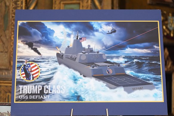 The new ships are part of Trump’s “Golden Fleet” bid to revive US shipbuilding.