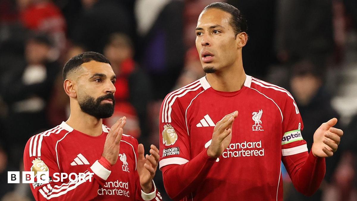 Liverpool forward Mohamed Salah and Reds captain Virgil van Dijk
