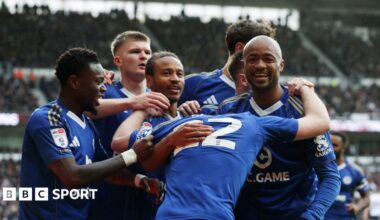Derby County 1-3 Leicester City: Foxes beat Rams to relieve pressure on boss Marti Cifuentes