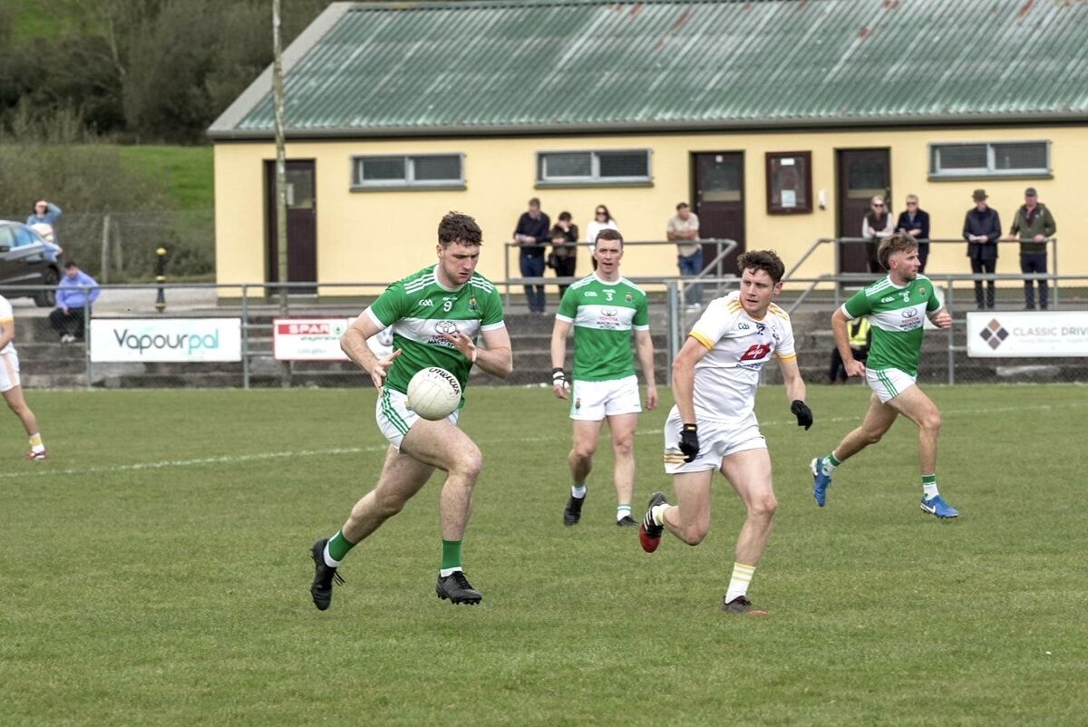 Macroom’s Cillian Donovan in action against Bandon this year. Picture: Noel Sweeney
