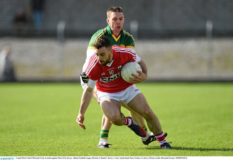 Colm O'Driscoll on the move for Cork. Picture: Diarmuid Greene/Sportsfile
