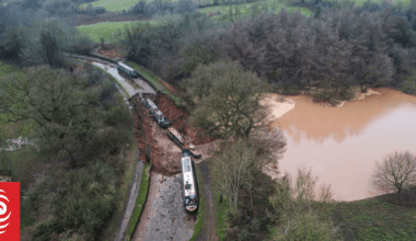 Massive sinkhole in England swallows canal boats, sparking rescue operation