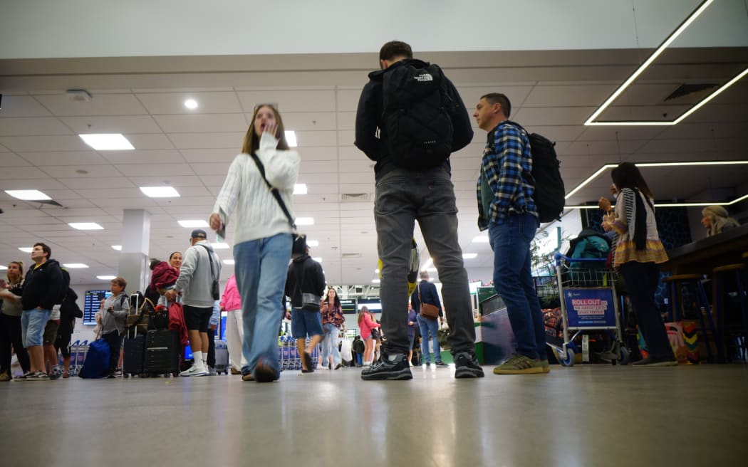 Auckland Airport on busiest day of year