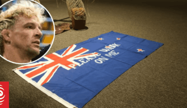 Man charged with stealing Diane Prince’s ‘Please walk on me’ flag which went missing from Hastings gallery