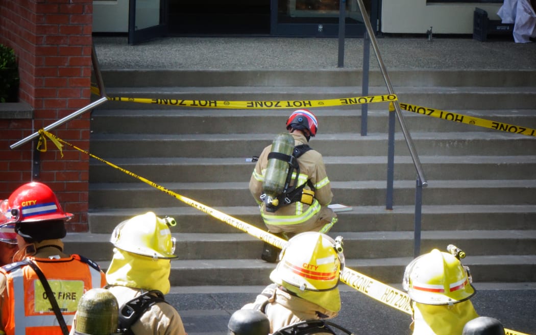 Chemical spill at ACG Parnell College.
