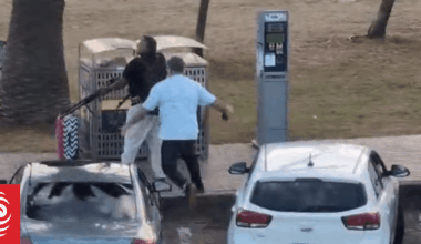 Moment Bondi shooter tackled and disarmed by man in civilian clothes caught on camera