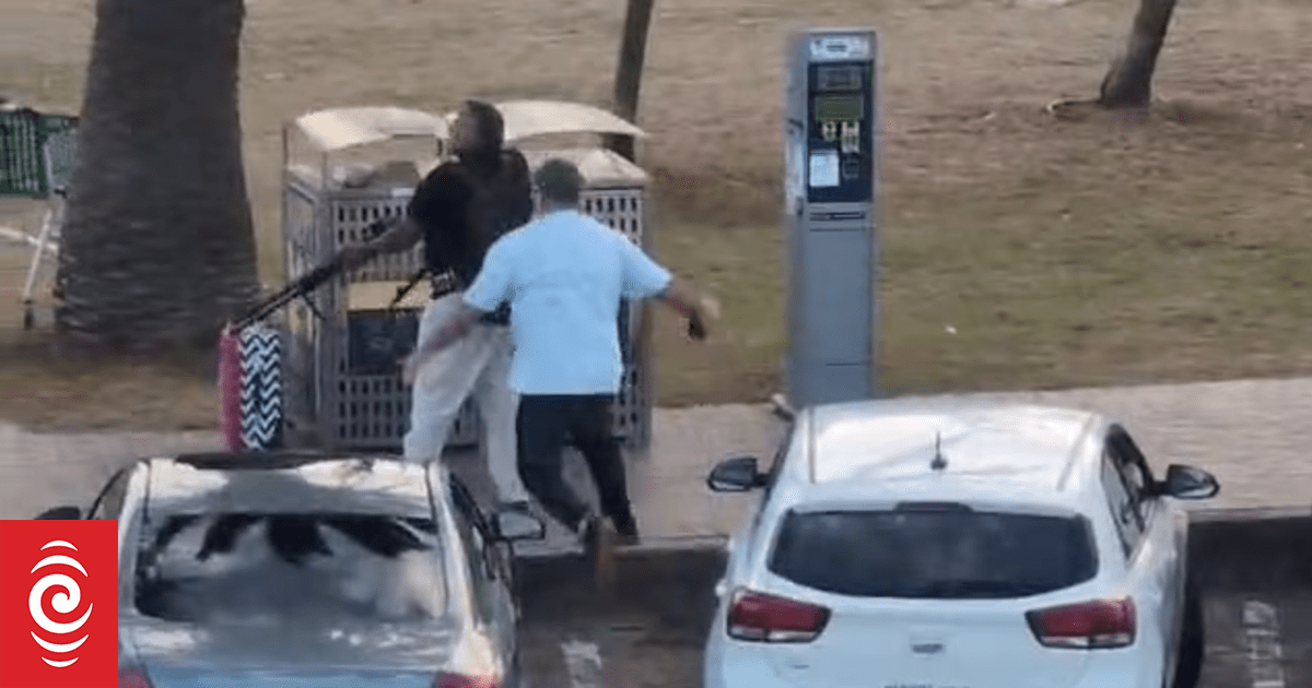 Moment Bondi shooter tackled and disarmed by man in civilian clothes caught on camera