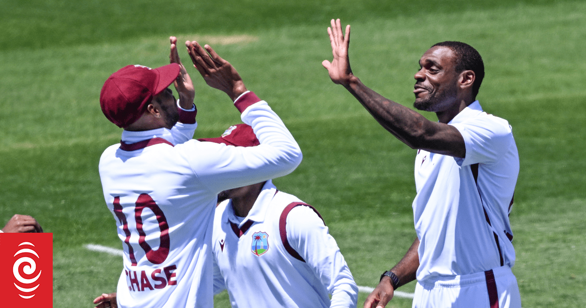 Black Caps v West Indies second test - day two