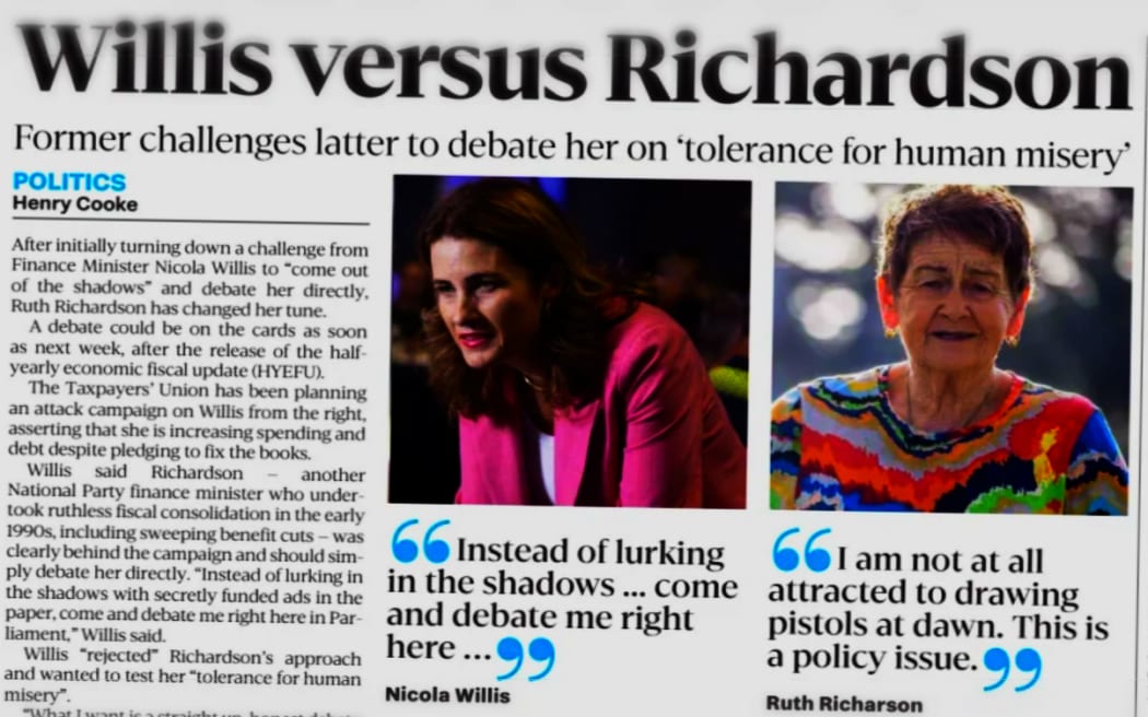 The possibility of a generational clash of the finance ministers got the media going.