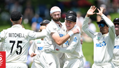 Black Caps v West Indies second test - day one