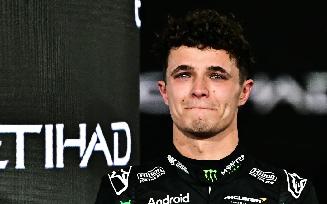 World champion McLaren's British driver Lando Norris, 2025.