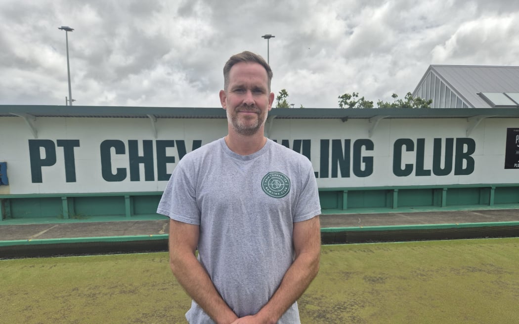 Point Chev Bowls Club president Simon Munro.