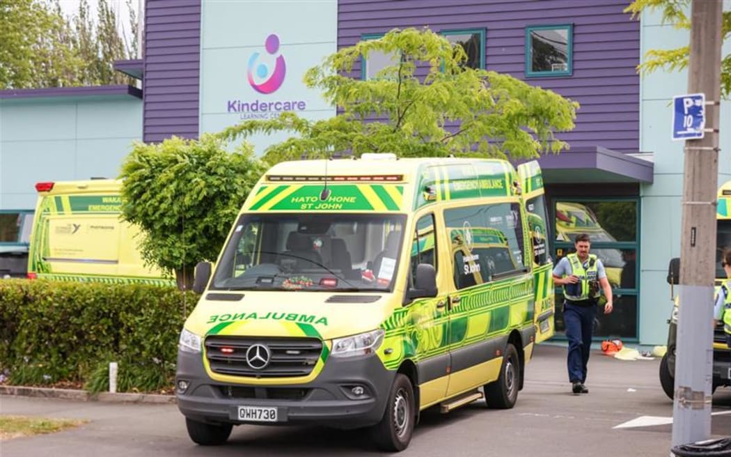 One person has been taken to hospital in a serious condition from a childcare centre in the Christchurch suburb of Woolston.