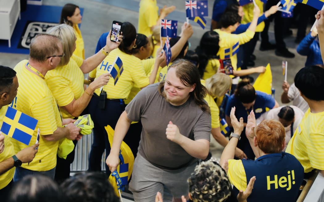 The first shoppers enter IKEA's new Auckland store