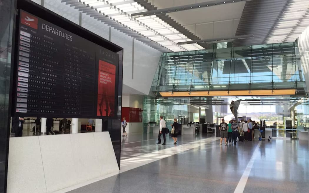 Qantas flight board - single use only