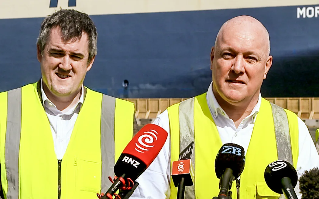 Christopher Luxon being asked by Lisa Owen about cancer drug promises