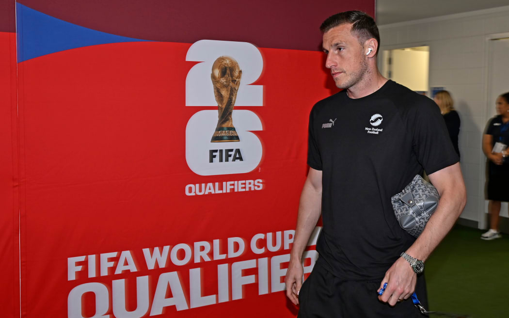 New Zealand’s Chris Wood, New Zealand All Whites v New Caledonia, FIFA World Cup 2026 -OFC Qualifiers Final at Eden Park, Auckland, New Zealand on Monday 24 March 2025.