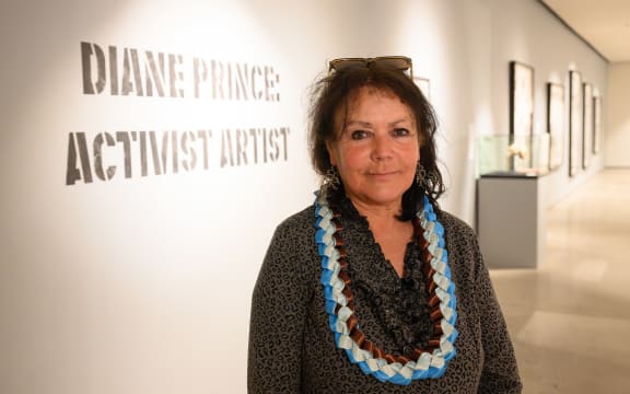 PORIRUA, NEW ZEALAND - November 1: Exhibition opening for Diane Prince: Activist Artist. November 1, 2024 Pātaka Art + Museum in Porirua, New Zealand. (Photo by Mark Tantrum/ http://marktantrum.com)