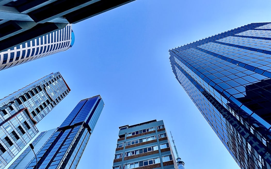 Swanson Street, Auckland CBD Skyline