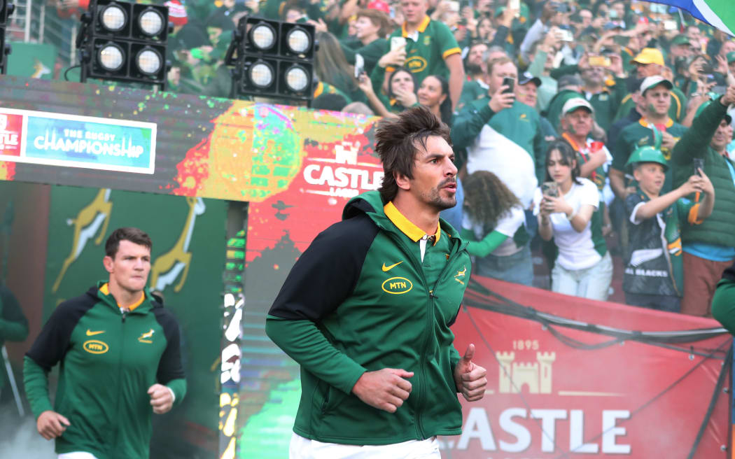 Springboks lock Eben Etzebeth ahead of a Test against the All Blacks in Johannesburg.