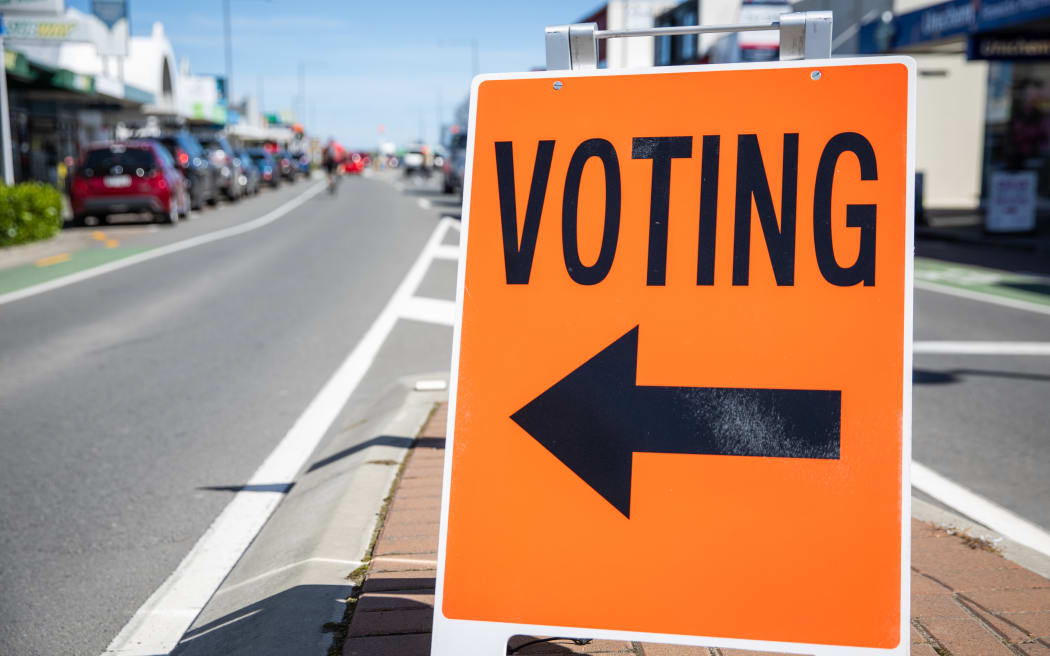 Voting sign