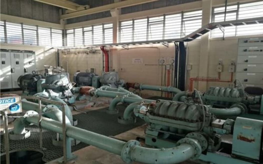 Pumps at the Onehunga Water Treatment Plant. Photo - Watercare