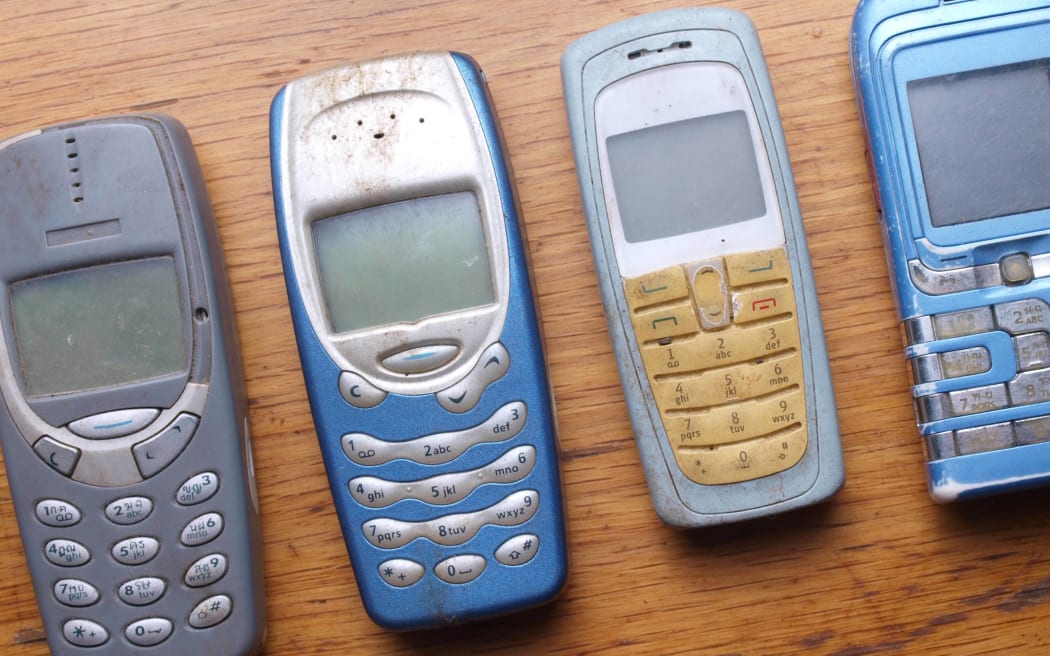 Old fashioned style mobile phone