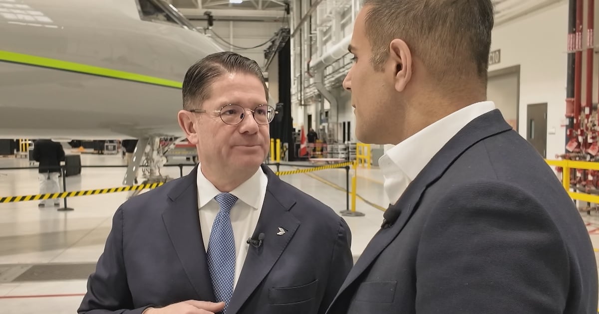 As Bombardier unveils ‘world’s fastest business jet,’ CEO says he’s unsure of Saab’s jobs claim - CTV News