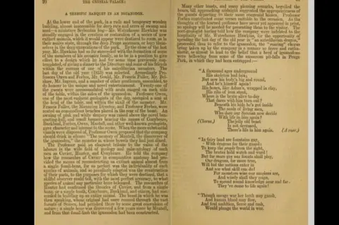 Routledge's Guide Page from Routledge's Guide to the Crystal Palace and Park at Sydenham