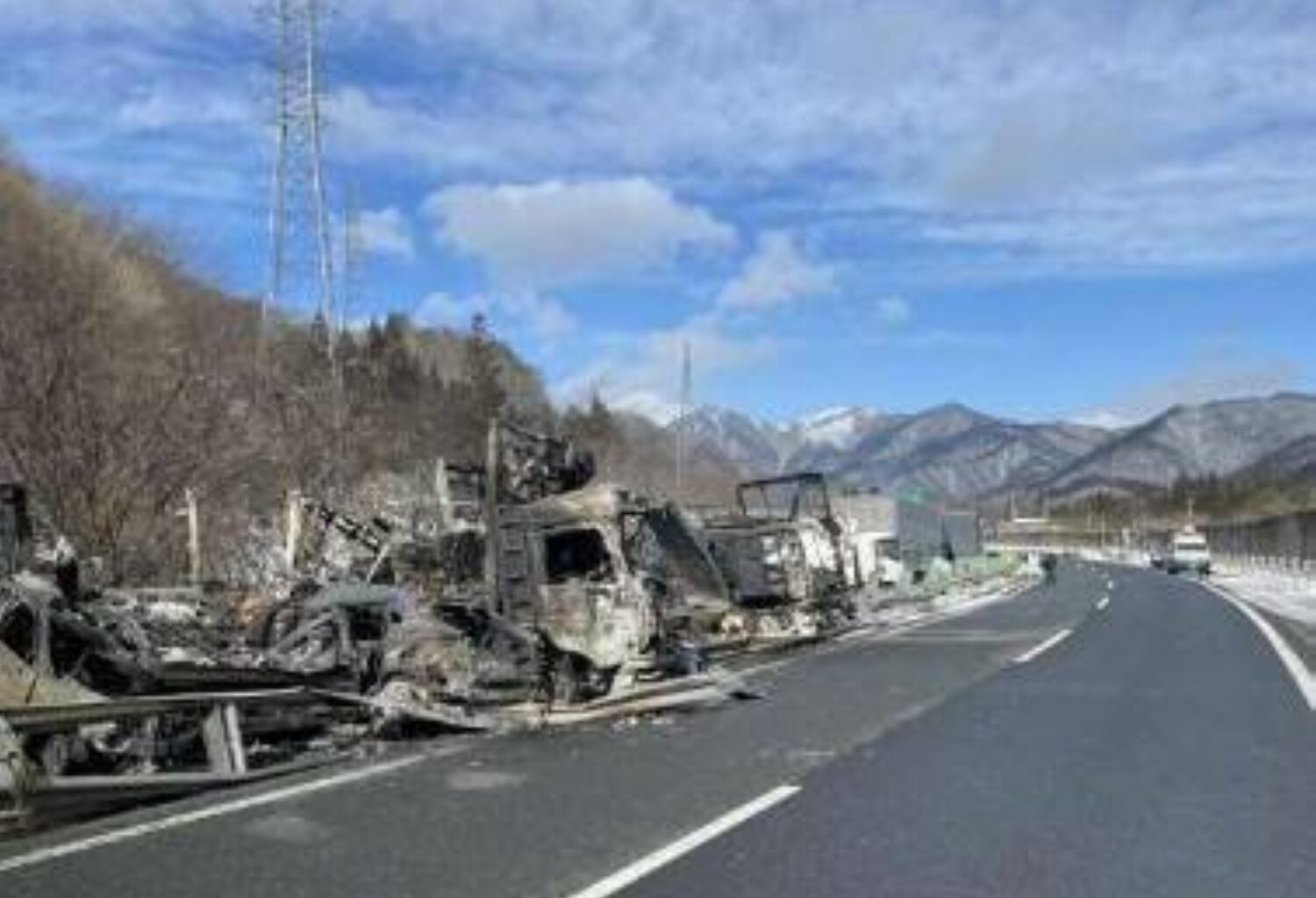 Pileup involving 67 cars in Gunma leaves two dead and 26 injured
